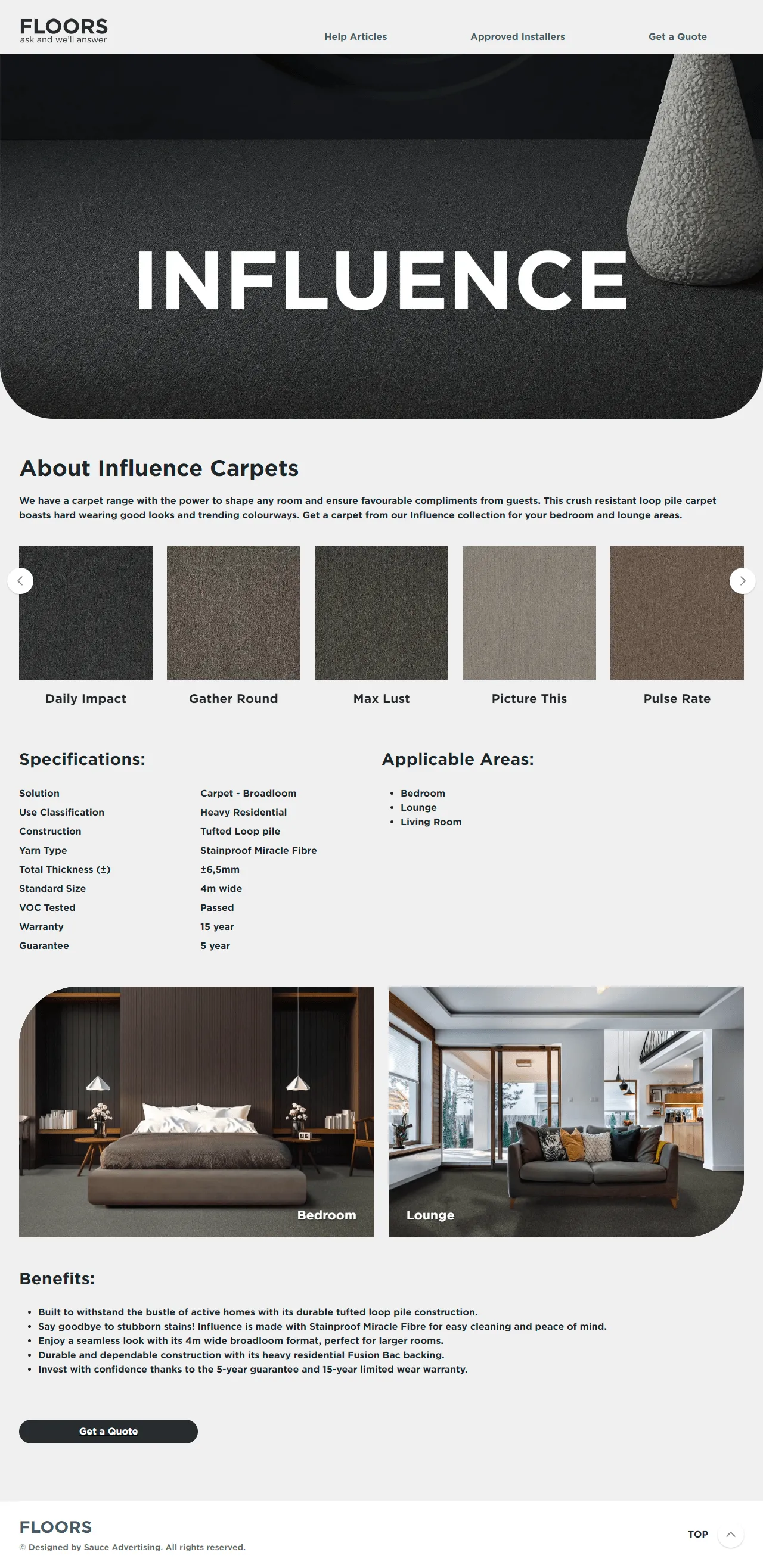 Influence Carpet Collection