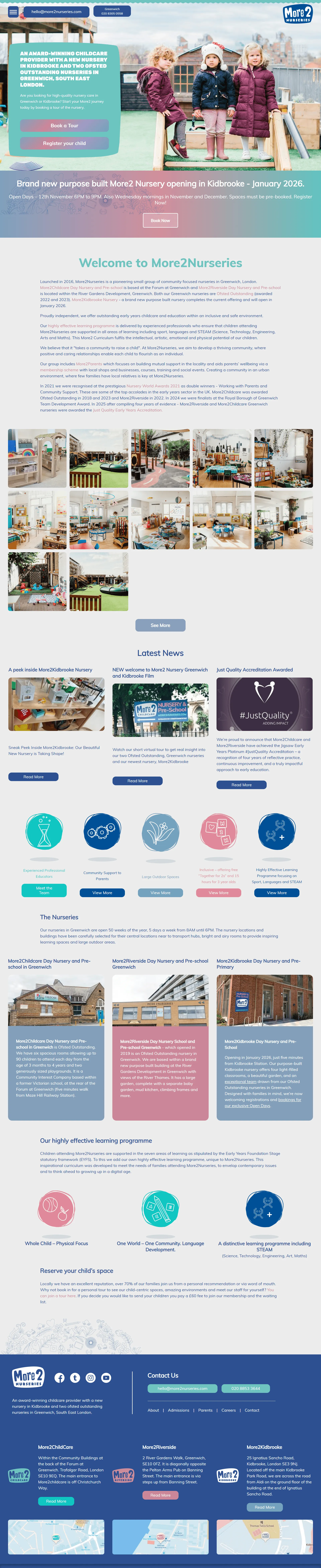 More2 Nurseries Homepage